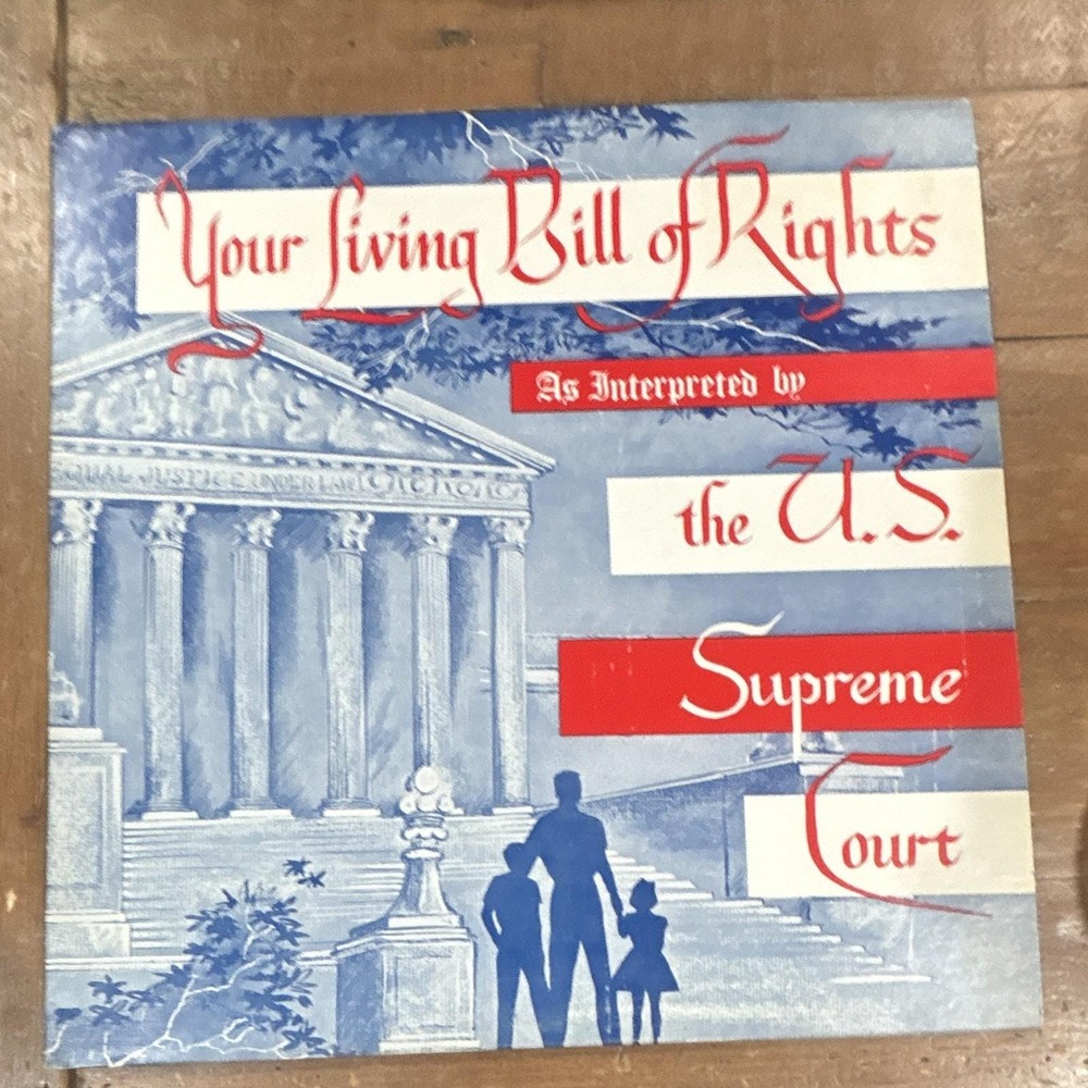 U.S. Supreme Court Your Living Bill of Rights Spoken Word LP Vinyl KR-1002